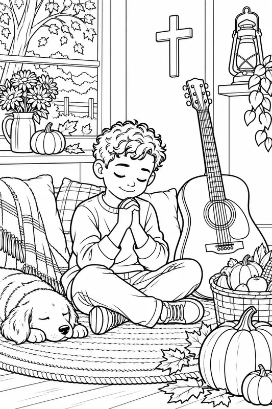 Thanksgiving Worship Colorings