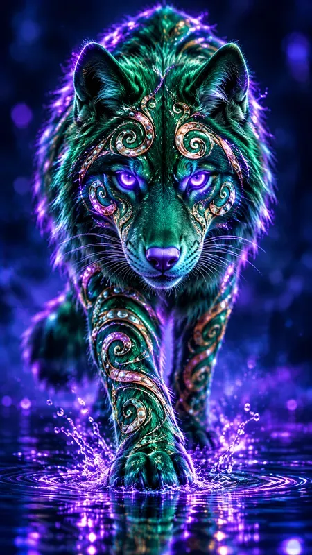 Ultra Detailed Glowing Animals