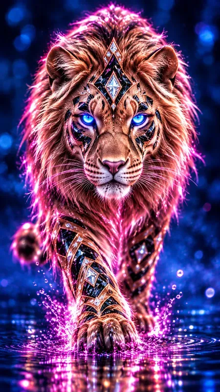 Ultra Detailed Glowing Animals