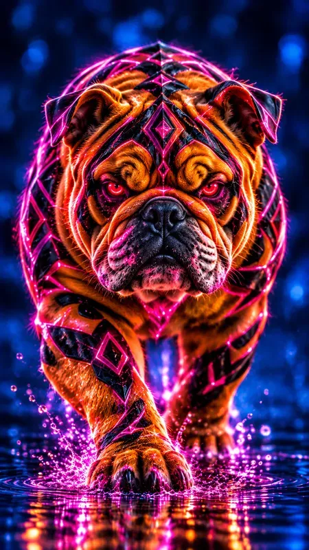 Ultra Detailed Glowing Animals