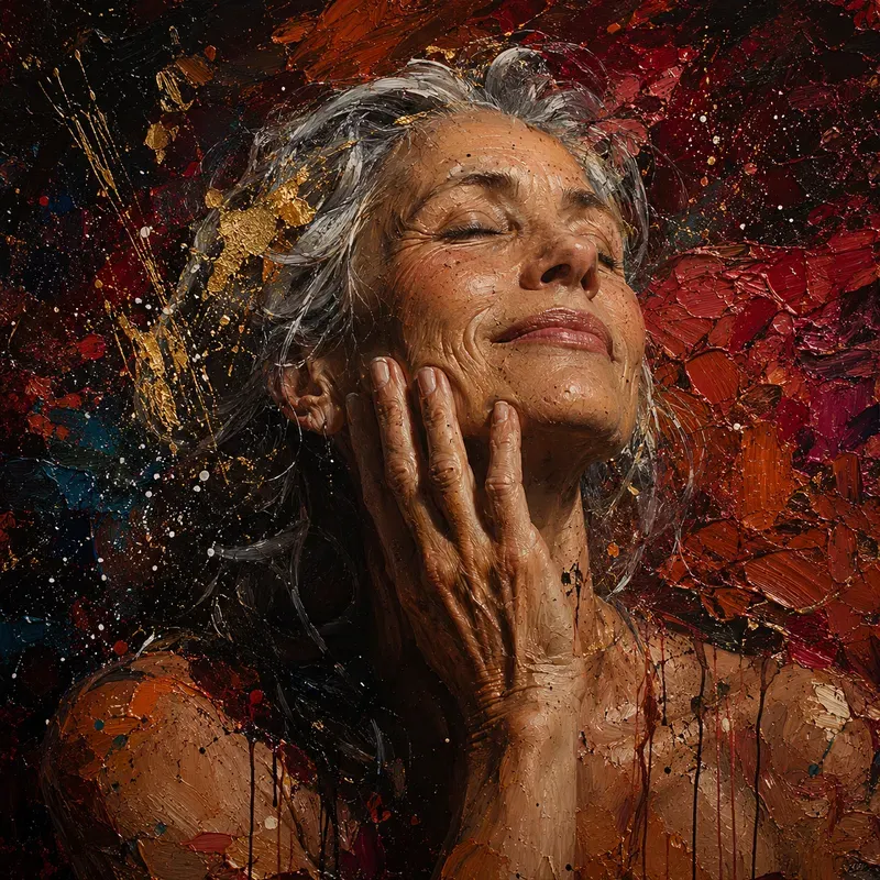 Raw Canvas Bold Human Emotion Art