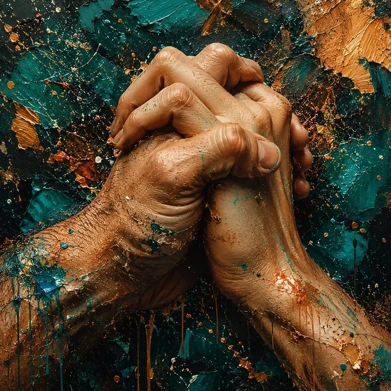 Raw Canvas Bold Human Emotion Art