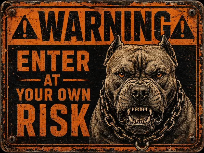 Vintage Warning Sign Creator Packs