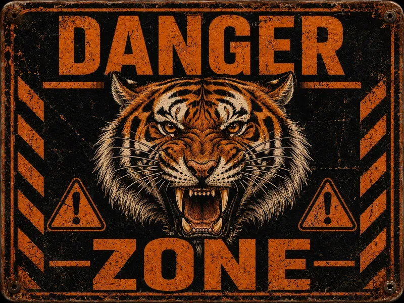 Vintage Warning Sign Creator Packs