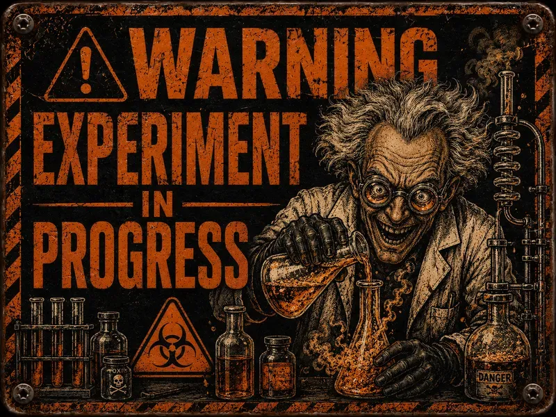 Vintage Warning Sign Creator Packs