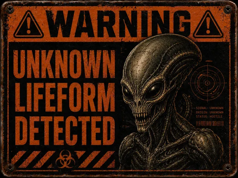 Vintage Warning Sign Creator Packs