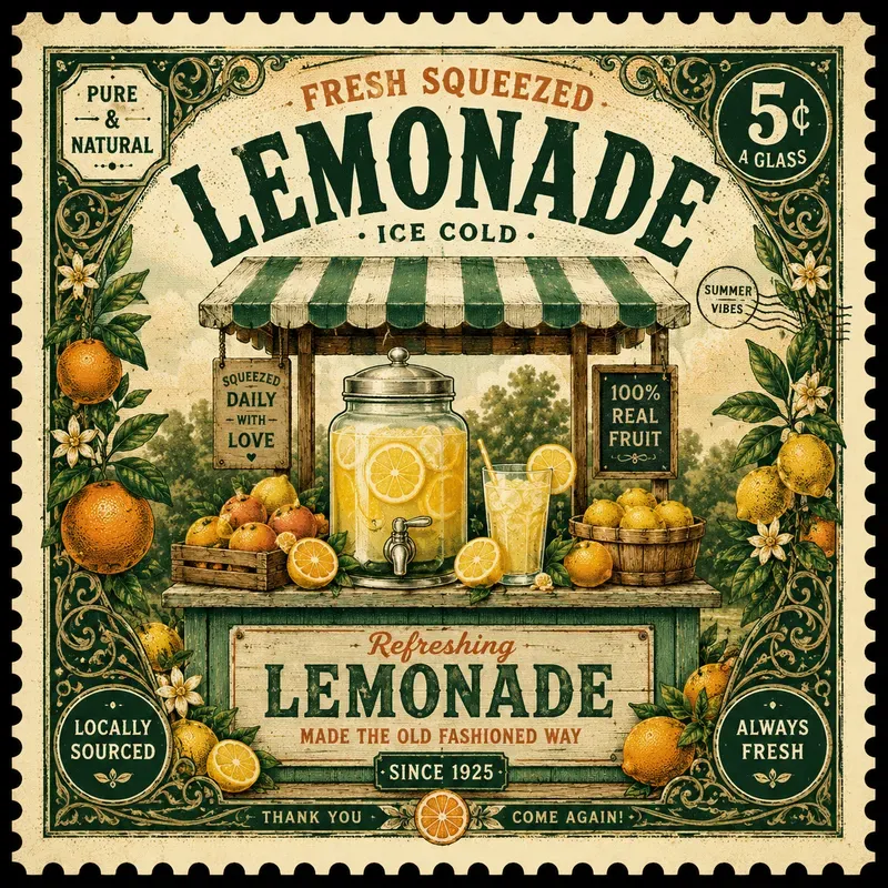 Vintage Stamp Poster Creators