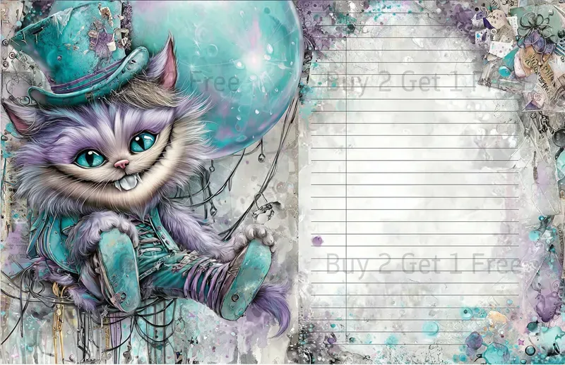 Alice In Cyberpunk World Double Pages