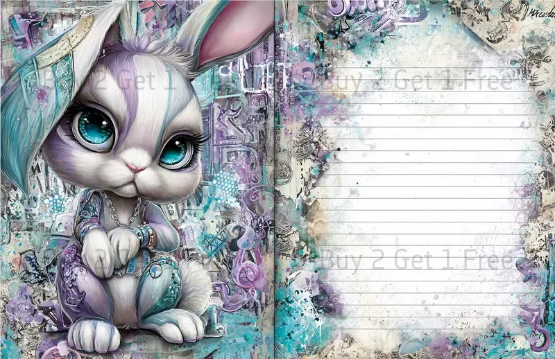 Alice In Cyberpunk World Double Pages