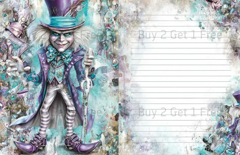 Alice In Cyberpunk World Double Pages