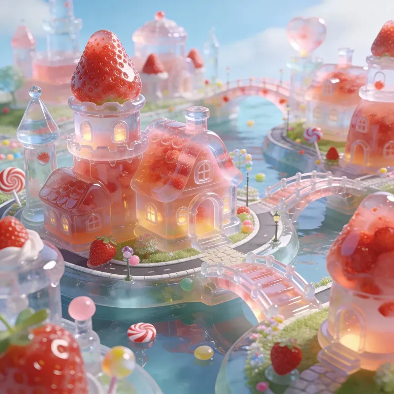 Jelly City Dreamy Candy Fantasy Worlds