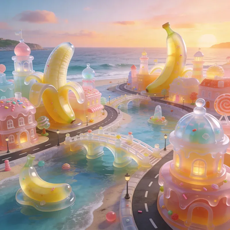 Jelly City Dreamy Candy Fantasy Worlds