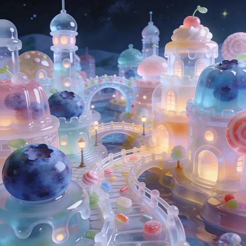 Jelly City Dreamy Candy Fantasy Worlds