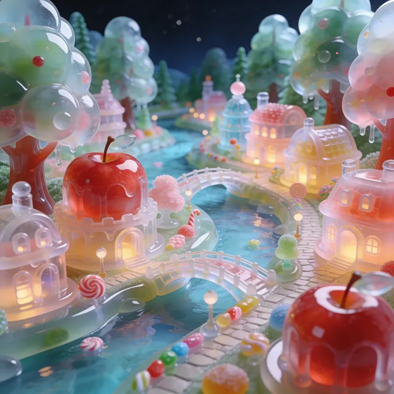 Jelly City Dreamy Candy Fantasy Worlds
