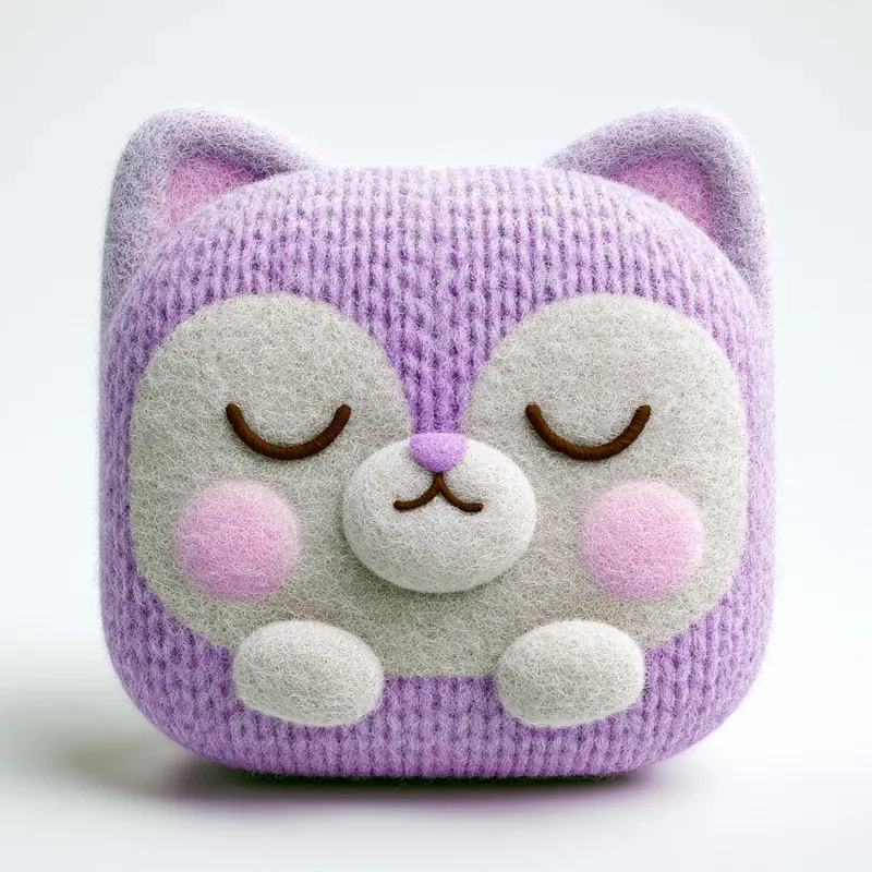 3D Fluffy Pastel Animal Icons