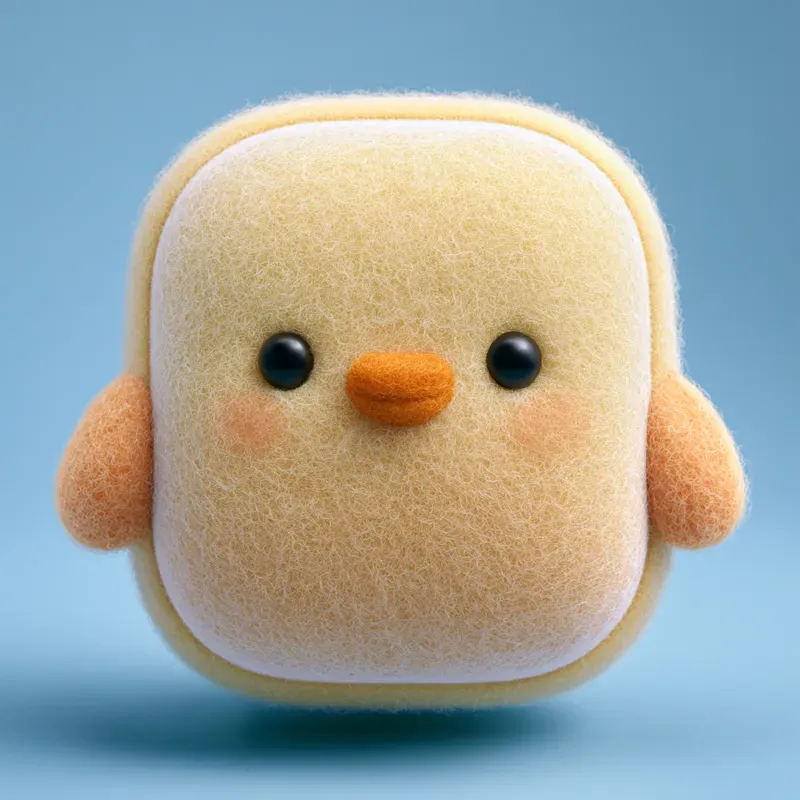 3D Fluffy Pastel Animal Icons