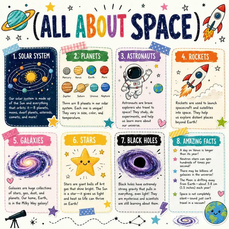 Scrapbook Learning Poster Kits