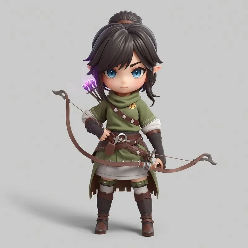 Anime 3D RPG Game Asset Generator