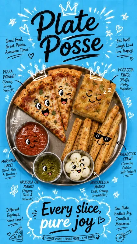 Food Squad Doodle Art