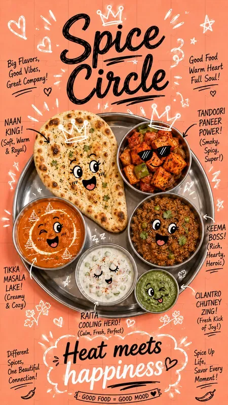 Food Squad Doodle Art