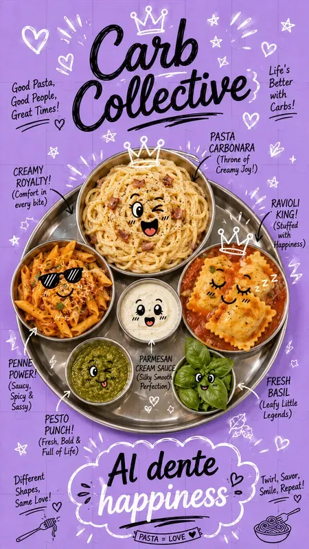 Food Squad Doodle Art