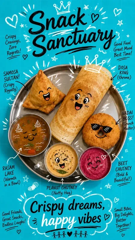 Food Squad Doodle Art