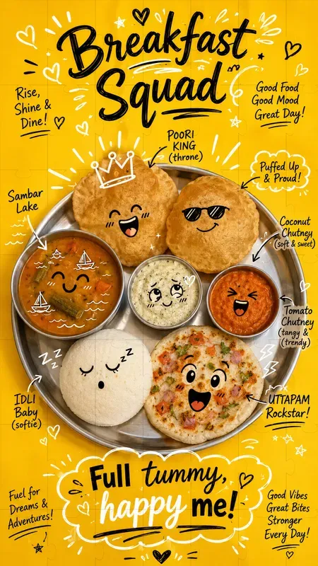 Food Squad Doodle Art