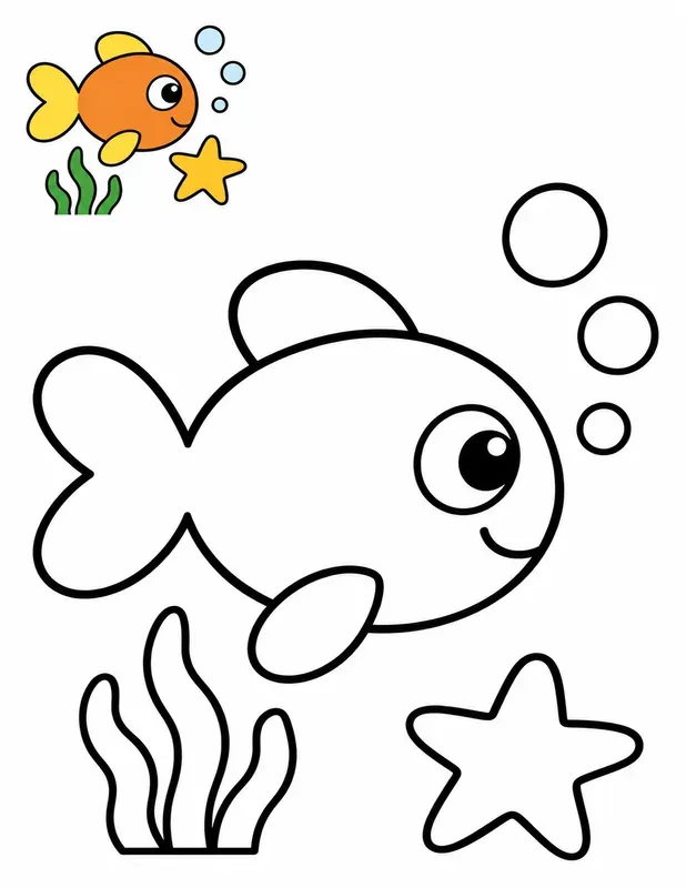 See Color Worksheets For Ages 4-6
