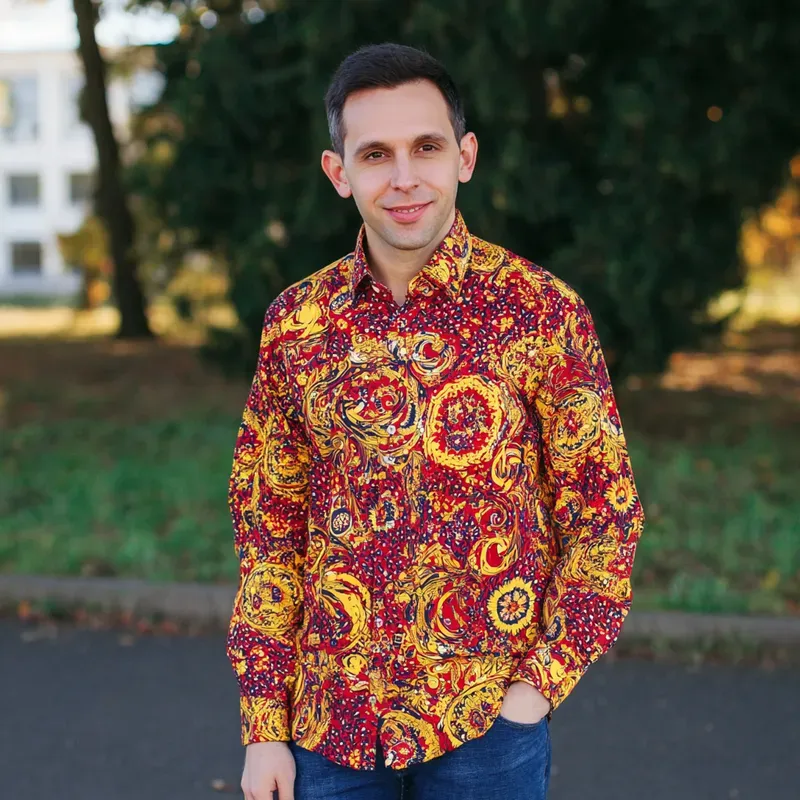 European Style Batik Shirts