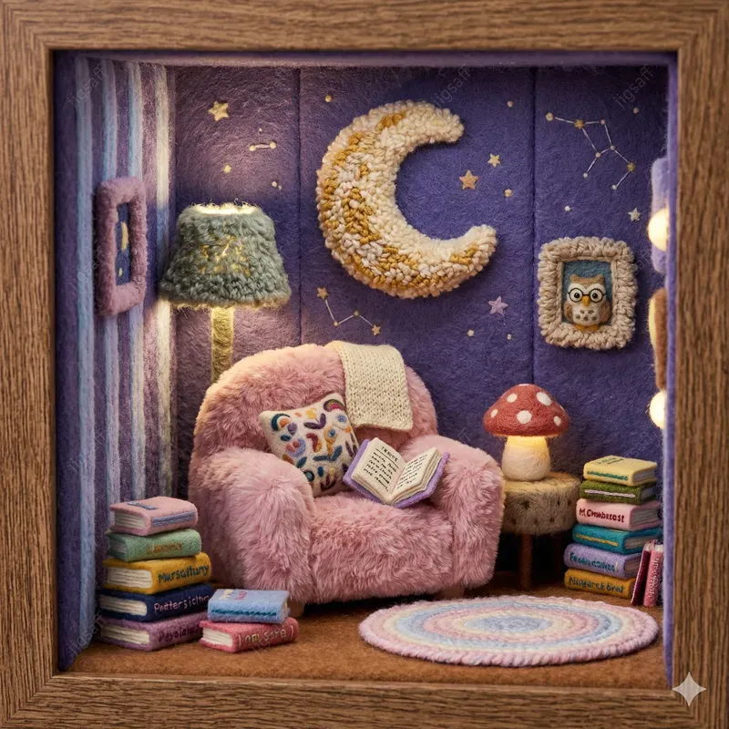 Fluffy 3D Plush Diorama Rooms