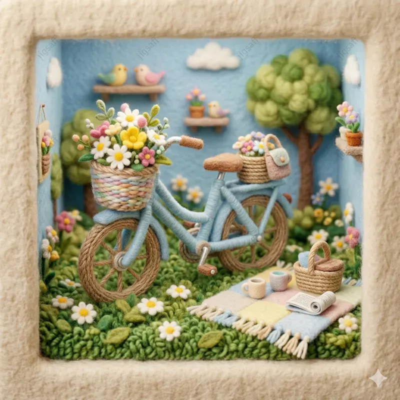 Fluffy 3D Plush Diorama Rooms