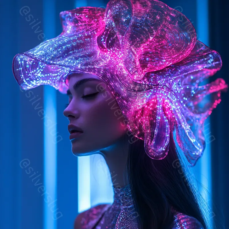 Futuristic Vogue Fashion Portraits