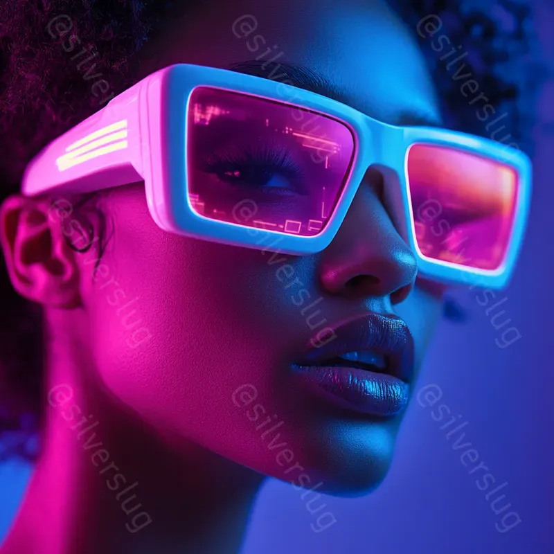 Futuristic Vogue Fashion Portraits