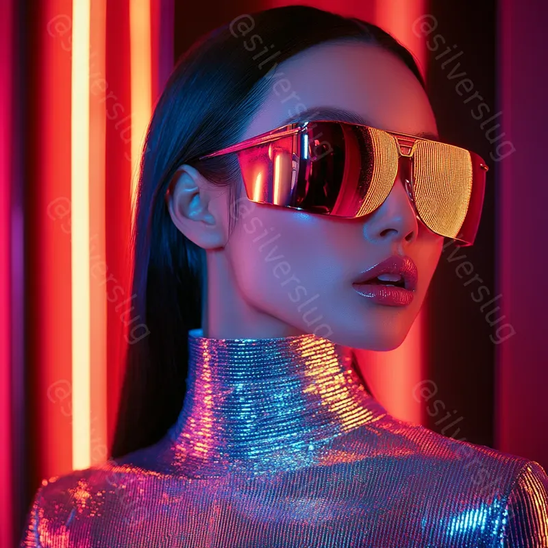 Futuristic Vogue Fashion Portraits