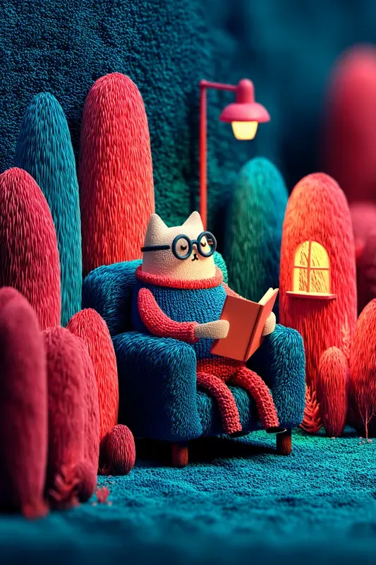 Cozy 3D Character Scenes