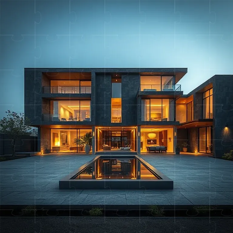 Real Estate Blue Hour Architecture