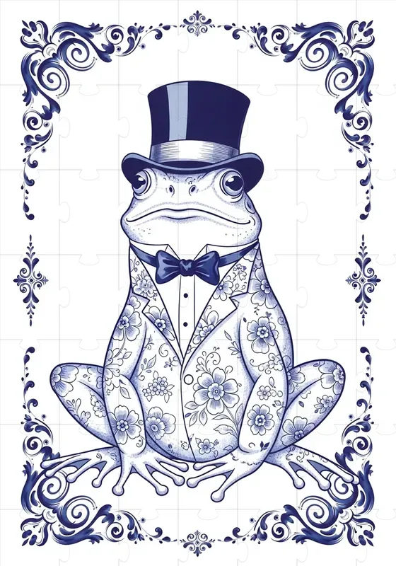 Whimsical Delft Portraits