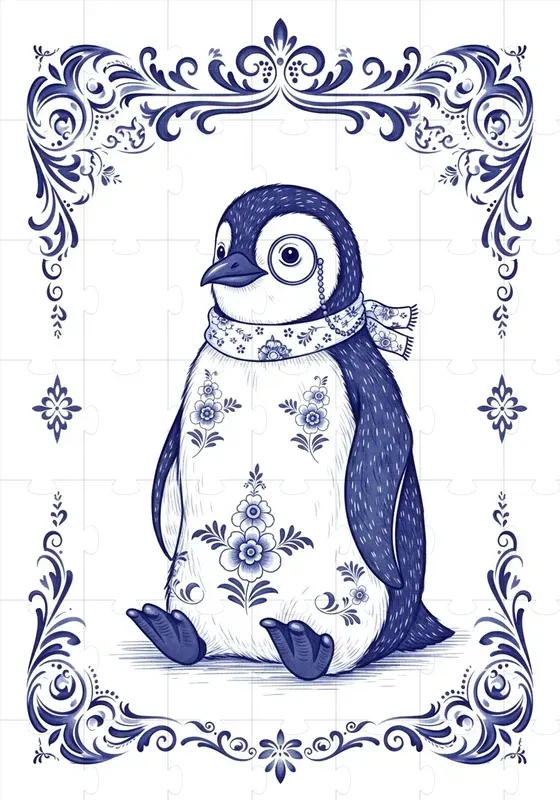 Whimsical Delft Portraits