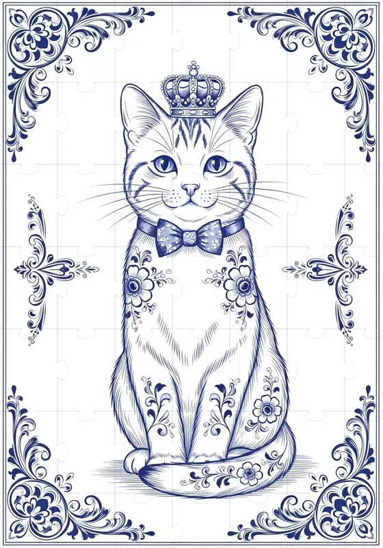 Whimsical Delft Portraits