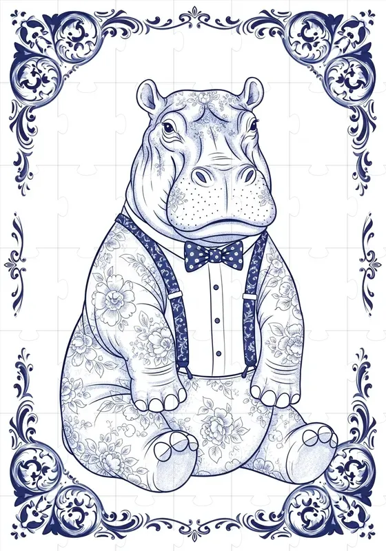 Whimsical Delft Portraits