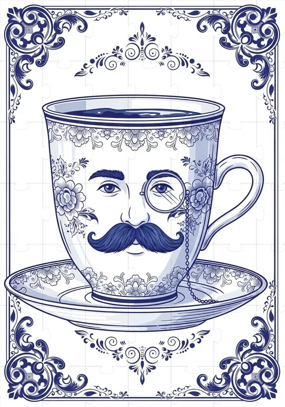 Whimsical Delft Portraits