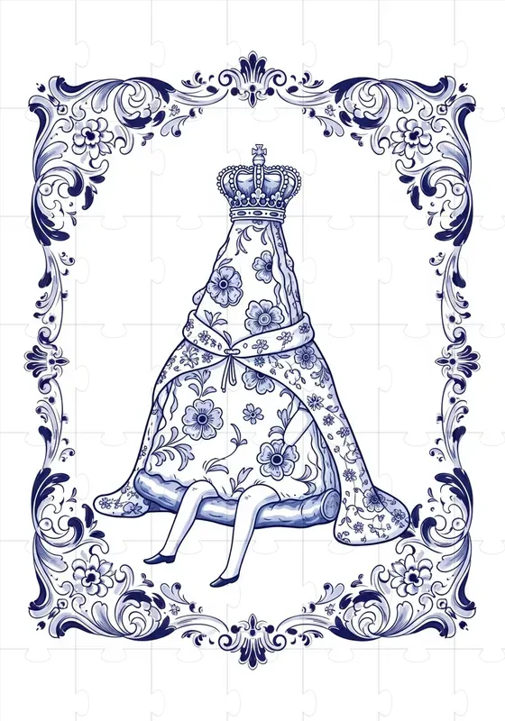 Whimsical Delft Portraits