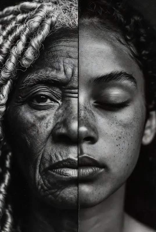 Time Split Portraits