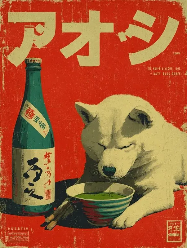 Vintage Japanese Poster Style
