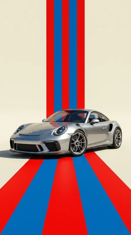 Minimalist Stripe 3D Product Stages