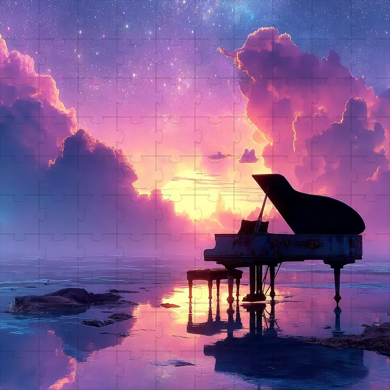 Lofi Anime Sunset Dream Paintings