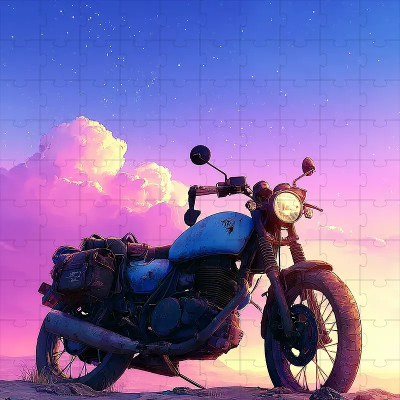 Lofi Anime Sunset Dream Paintings