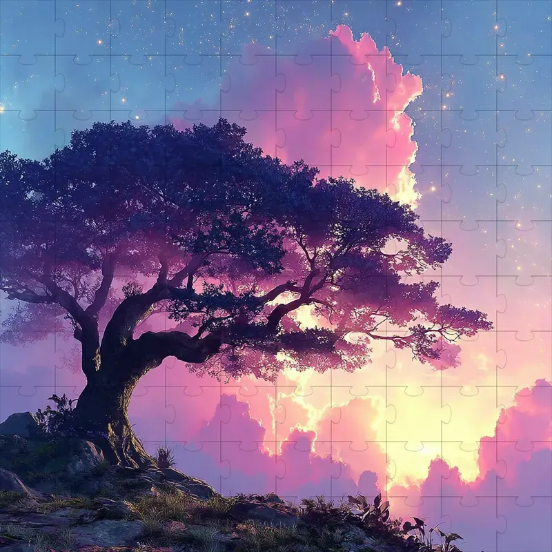 Lofi Anime Sunset Dream Paintings