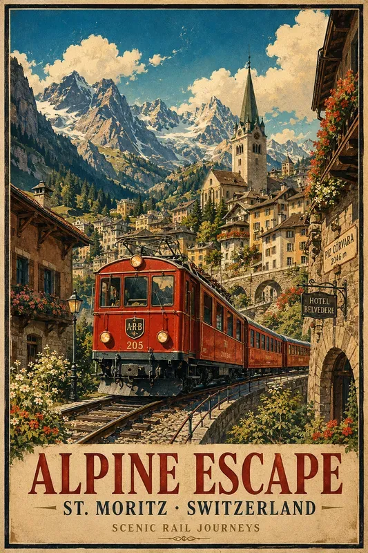 Vintage City Travel Posters