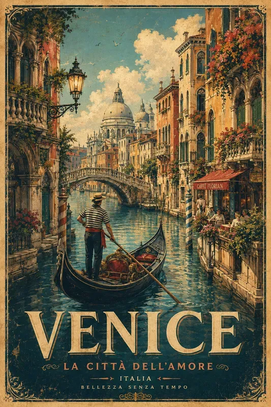 Vintage City Travel Posters